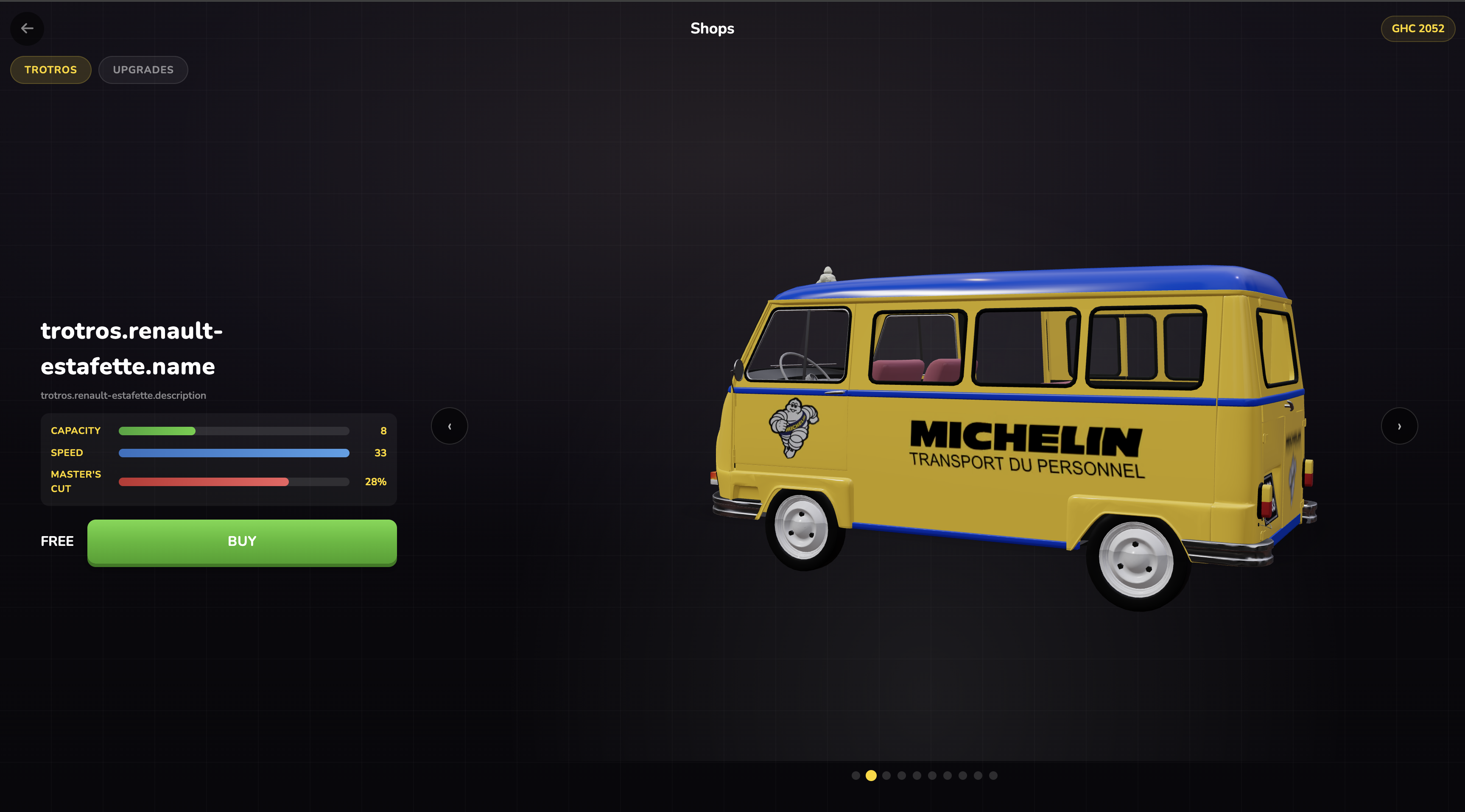 Renault Estafette in the shop